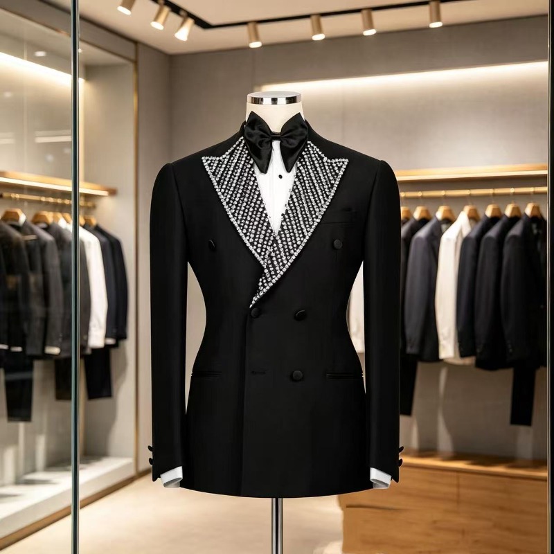 Men'S Formal Wear In Wedding - Luxury Slim Fit Wedding Tuxedo for