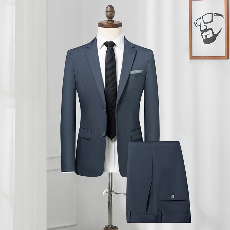 Korean Men Formal Wear - Spring Autumn Men's Business Casual Suit