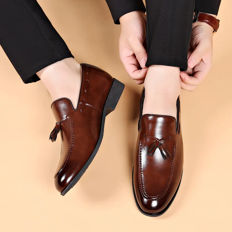 Men's Dress Shoes New Pu Leath - огляд і ціна Men Formal Wear Shoes