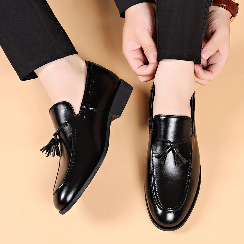 Men's Dress Shoes New Pu Leath - огляд і ціна Men Formal Wear Shoes