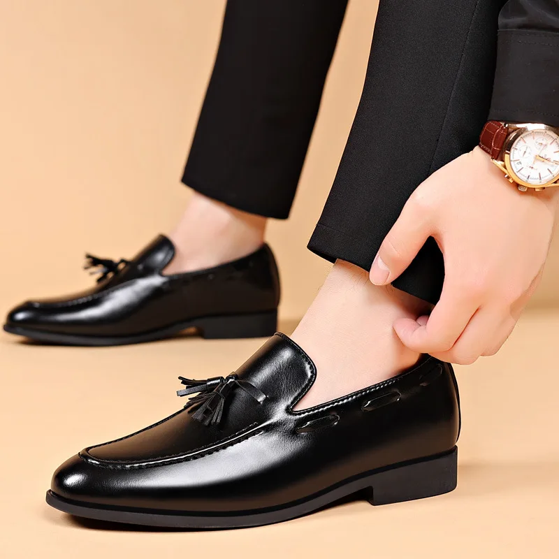 Men's Dress Shoes New Pu Leath - огляд і ціна Men Formal Wear Shoes