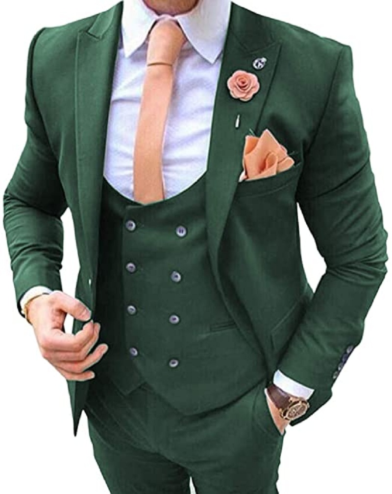 Navy Blue Men's Suits 3 Pcs Co - огляд і ціна Men'S Formal Wear In Wedding
