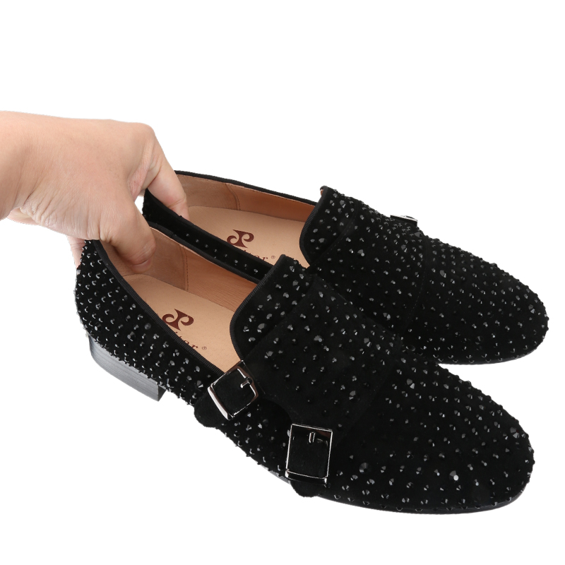 Piergitar New Black Suede Men  - огляд і ціна Men Formal Wear Shoes