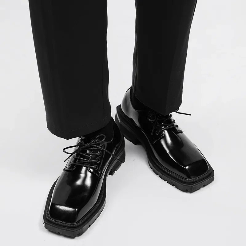 Men's Shoes New Square Head Le - огляд і ціна Men Formal Wear Shoes