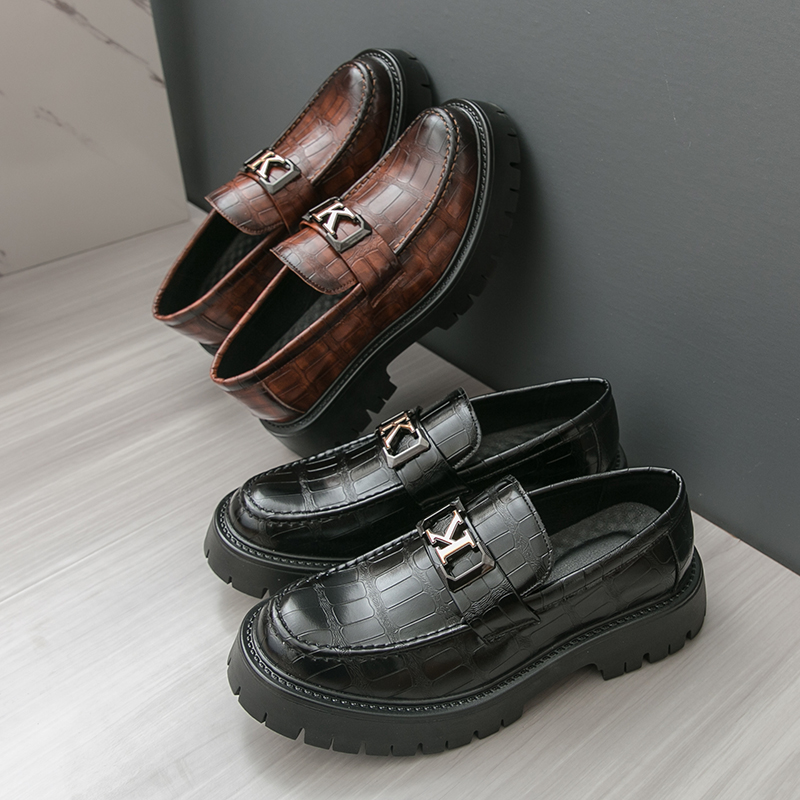 New Platform Men Shoes Slip on - огляд і ціна Men Formal Wear Shoes
