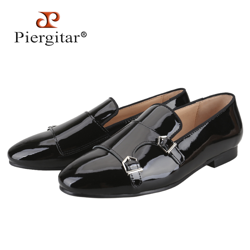 Piergitar New Black Color Pate - огляд і ціна Men Formal Wear Shoes