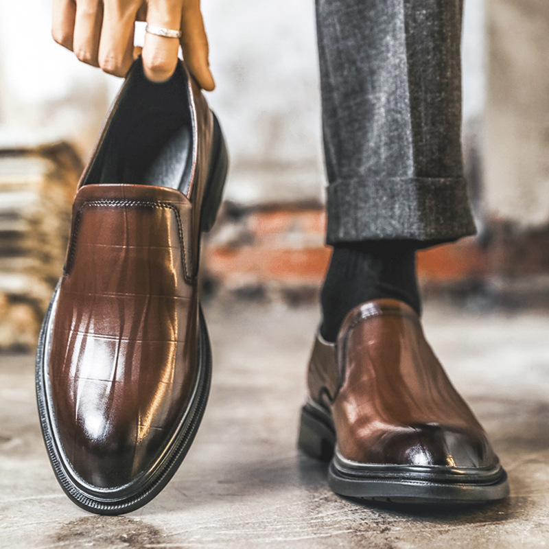 Men's leather shoes for busine - огляд і ціна Men'S Formal Office Wear Shoes