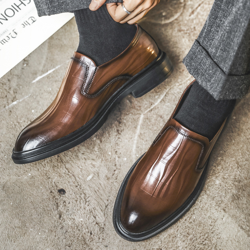 Men's leather shoes for busine - огляд і ціна Men'S Formal Office Wear Shoes