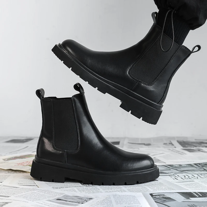 Men's Leather High-top Chelsea - огляд і ціна Men'S Formal Wear Trends 2025