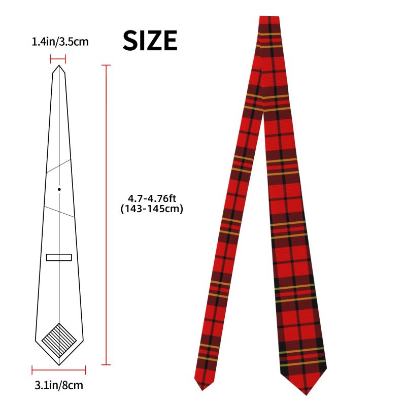 Scottish Tartan Men's Necktie  - огляд і ціна Men Formal Party Wear Dress
