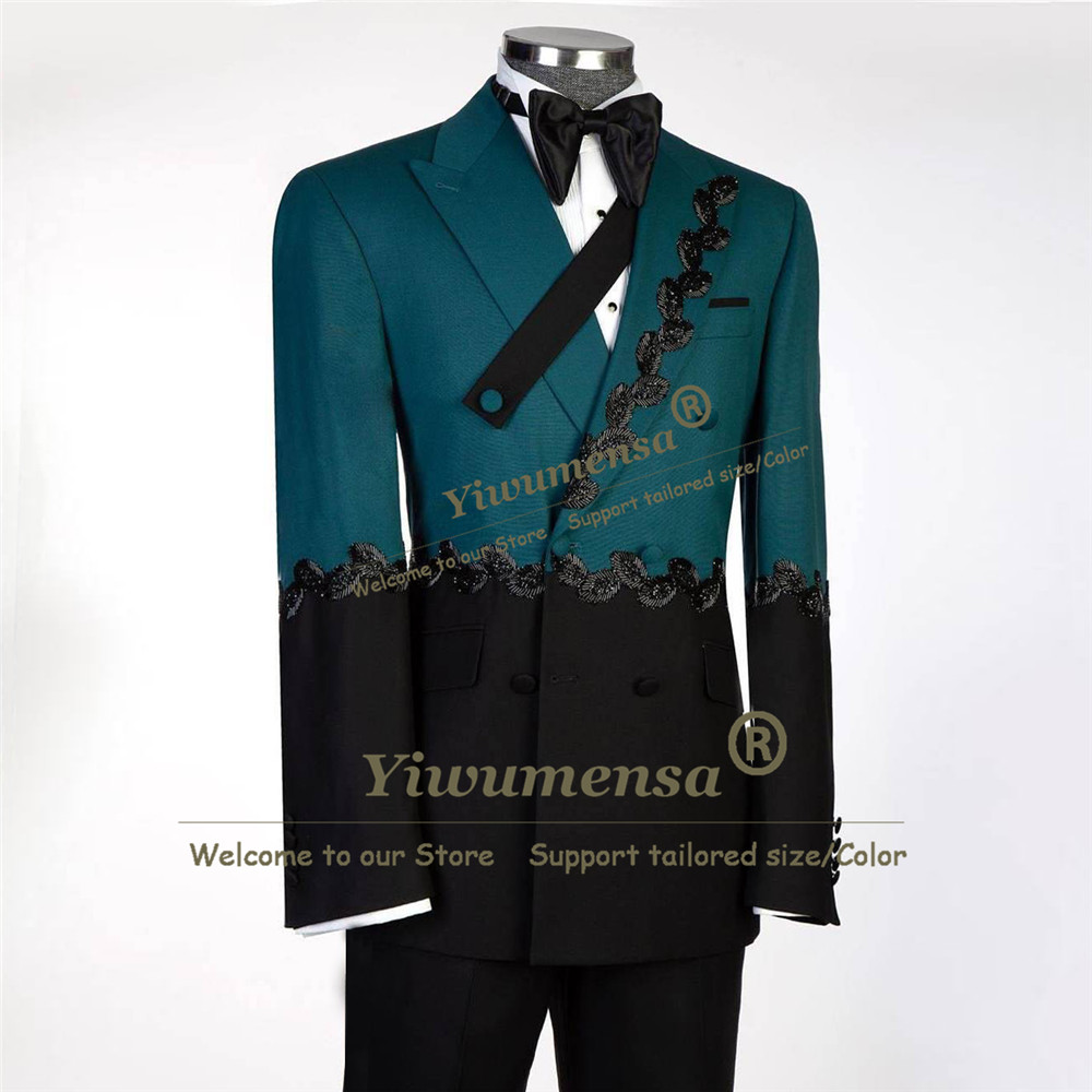 Unique Design Suits Men Splice - огляд і ціна Men'S Formal Wear In Wedding