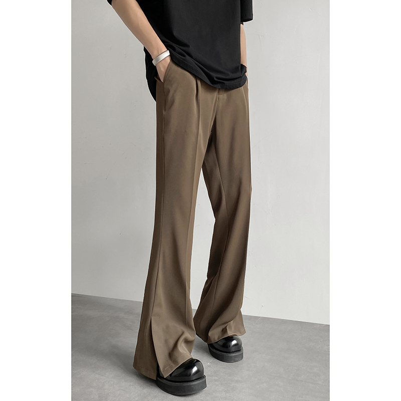 Brown Black Suit Pants Men Fas - огляд і ціна Korean Men Formal Wear