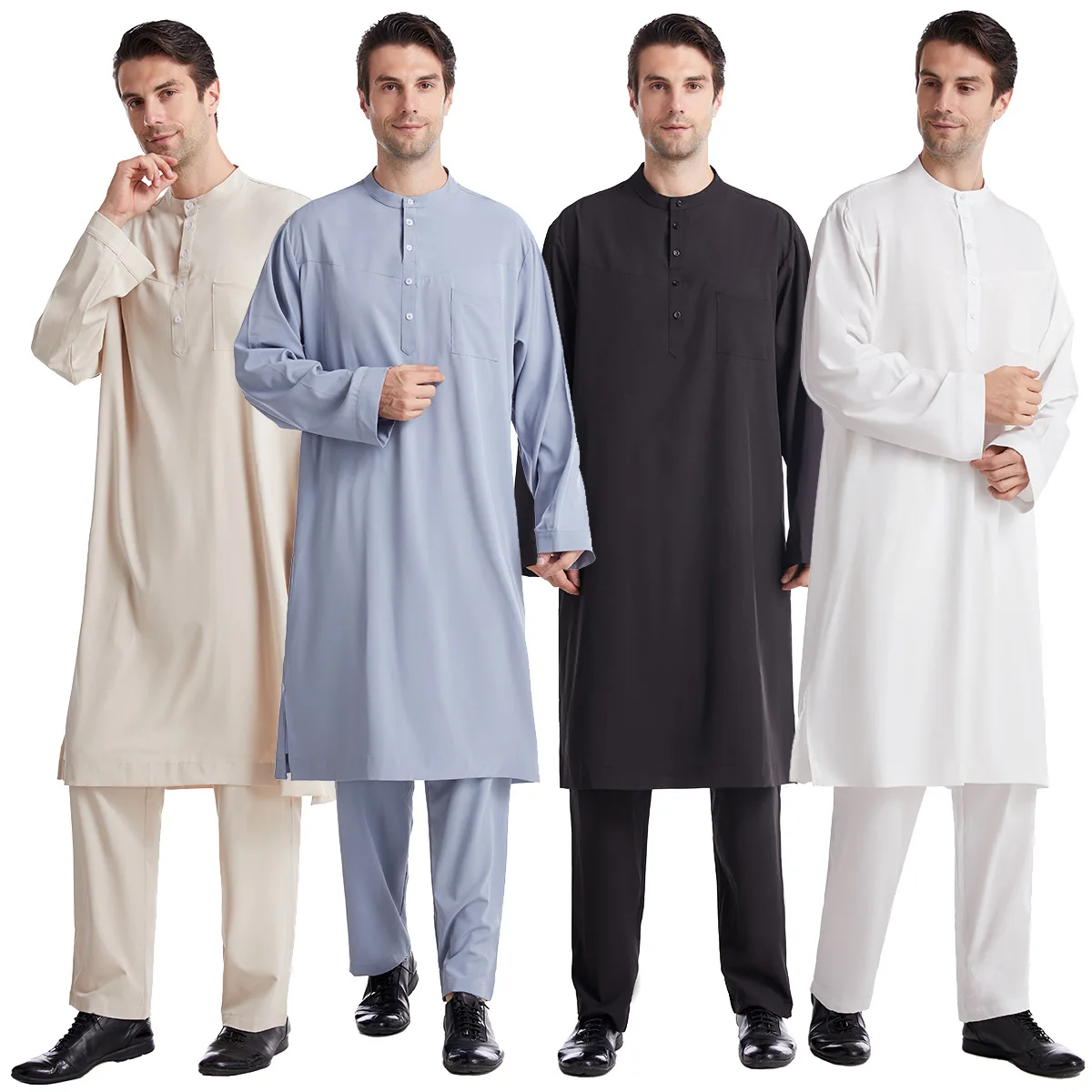 Muslim Men Jubba Thobe 2 Pice  - огляд і ціна Men Formal Wear Dubai