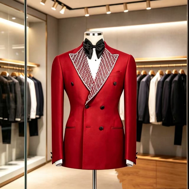 Luxury Slim Fit Wedding Tuxedo - огляд і ціна Men'S Formal Wear In Wedding