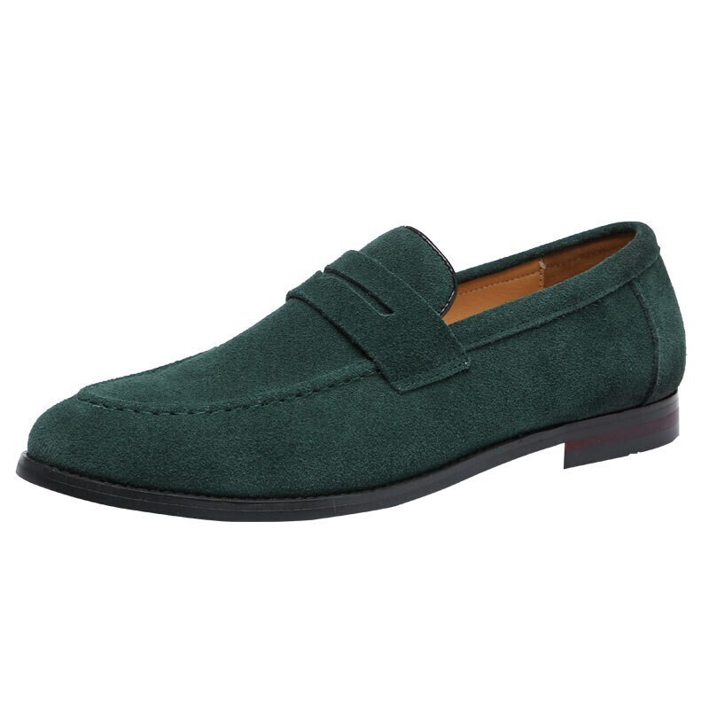 Men's Casual Shoes Suede Genui - огляд і ціна Men Formal Wear Shoes