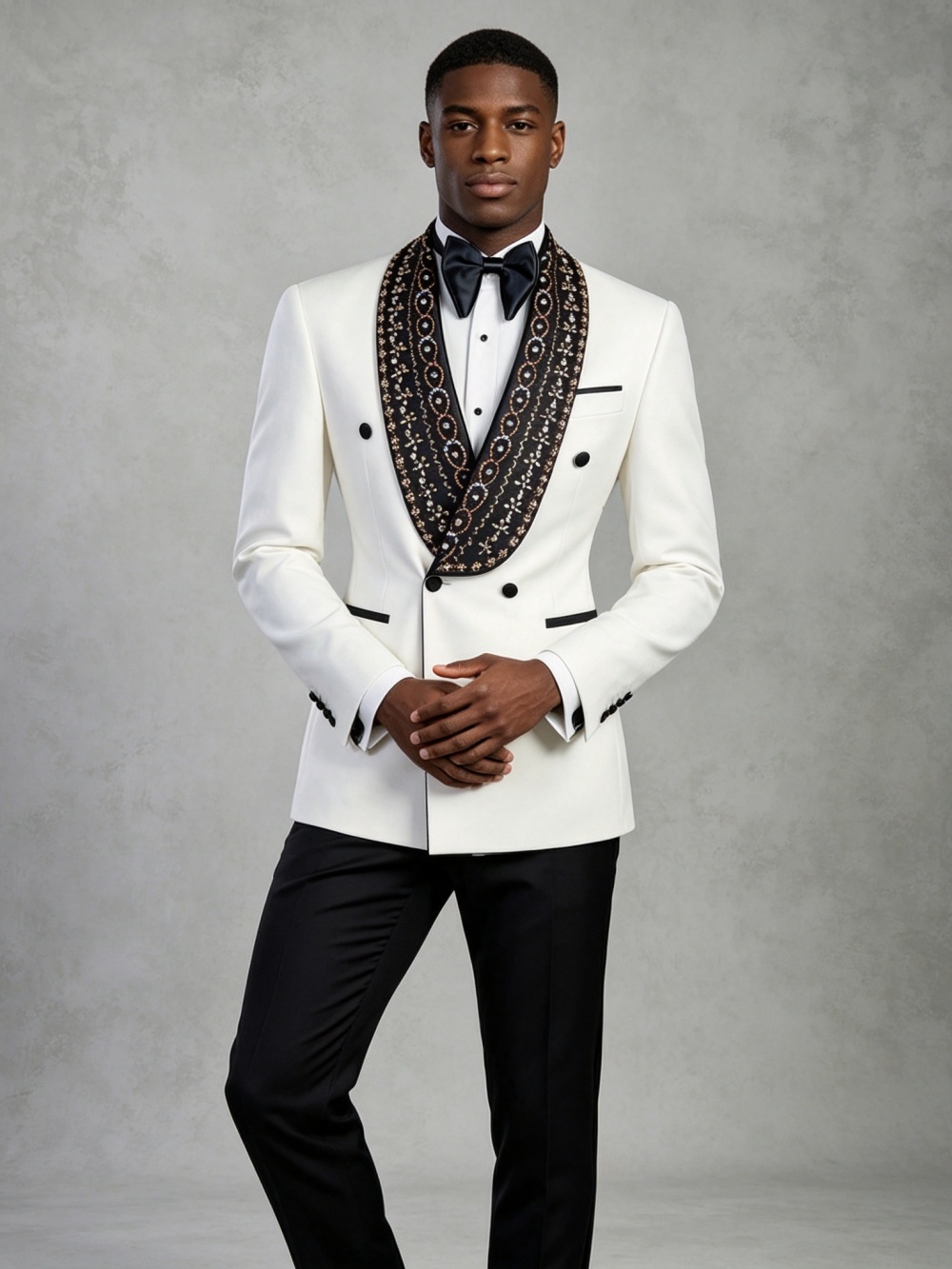 Double Breasted Men's Golden B - огляд і ціна Men'S Formal Wear In Wedding