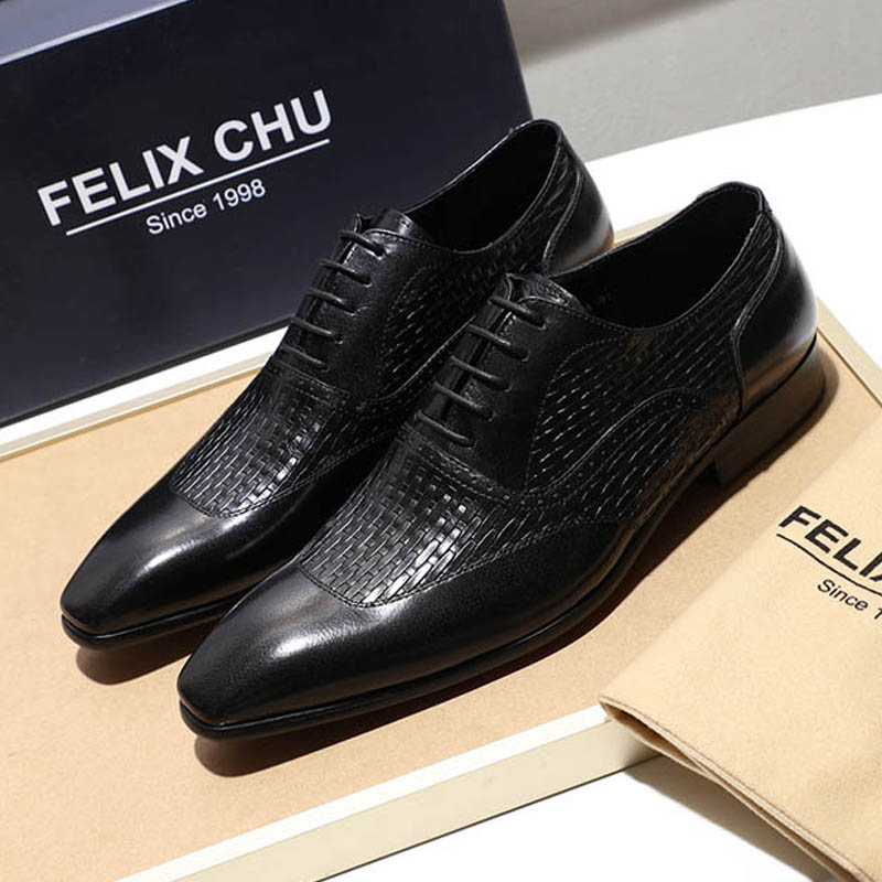 Luxury Genuine Leather Oxford  - огляд і ціна Men Formal Wear Shoes