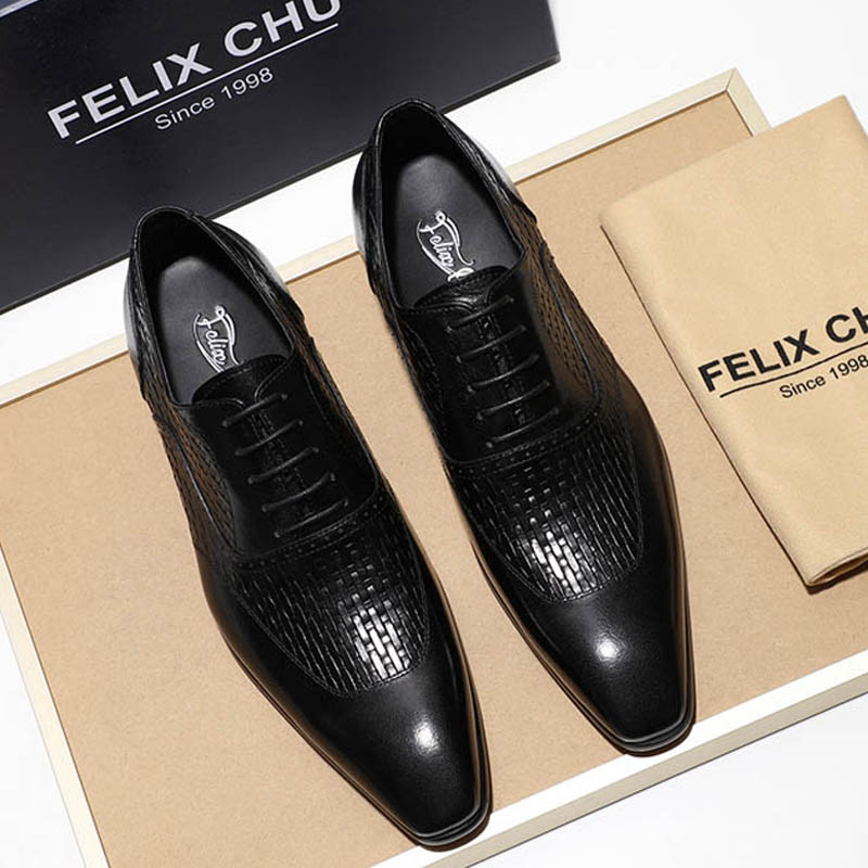 Luxury Genuine Leather Oxford  - огляд і ціна Men Formal Wear Shoes