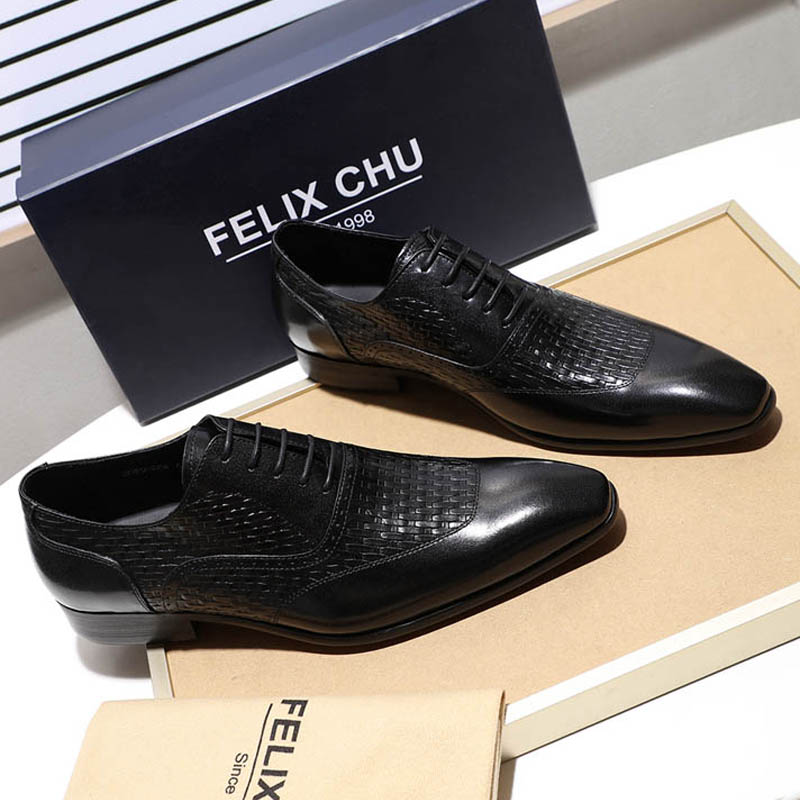 Luxury Genuine Leather Oxford  - огляд і ціна Men Formal Wear Shoes