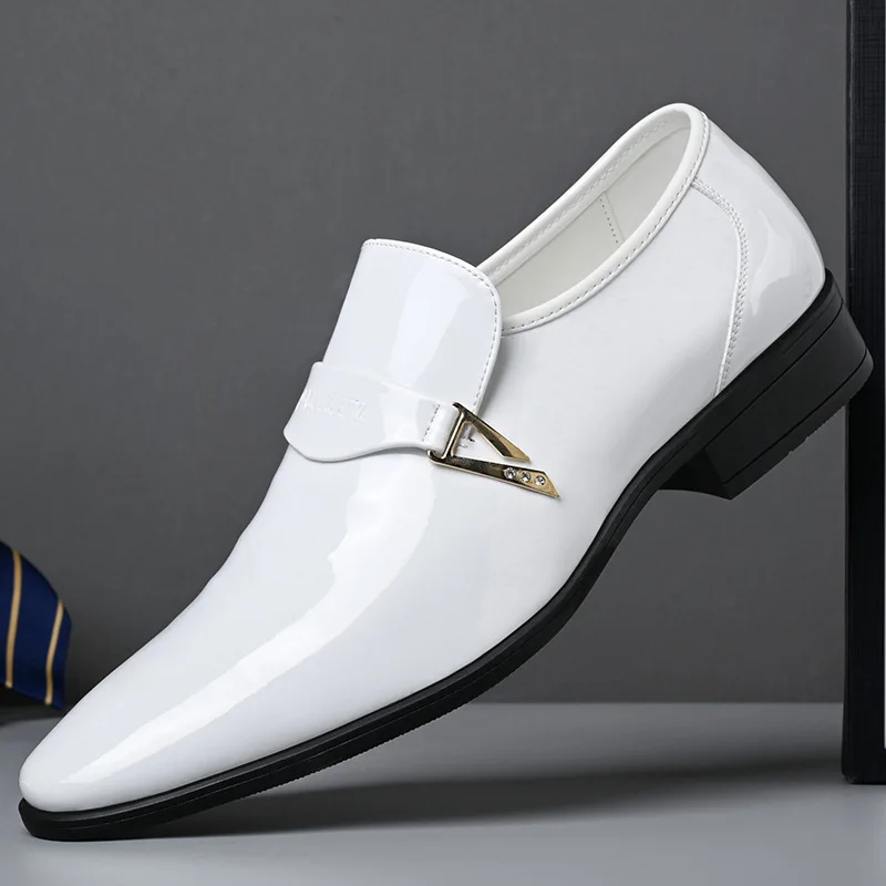 Leather Shoes for Men 2025 New - огляд і ціна Men Formal Wear Shoes