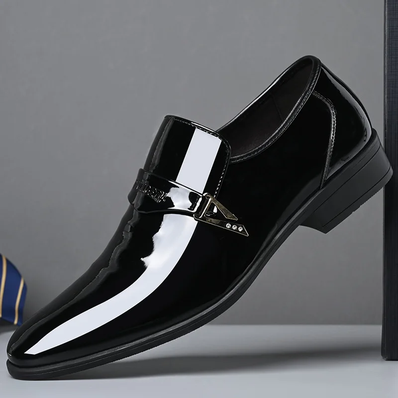 Leather Shoes for Men 2025 New - огляд і ціна Men Formal Wear Shoes