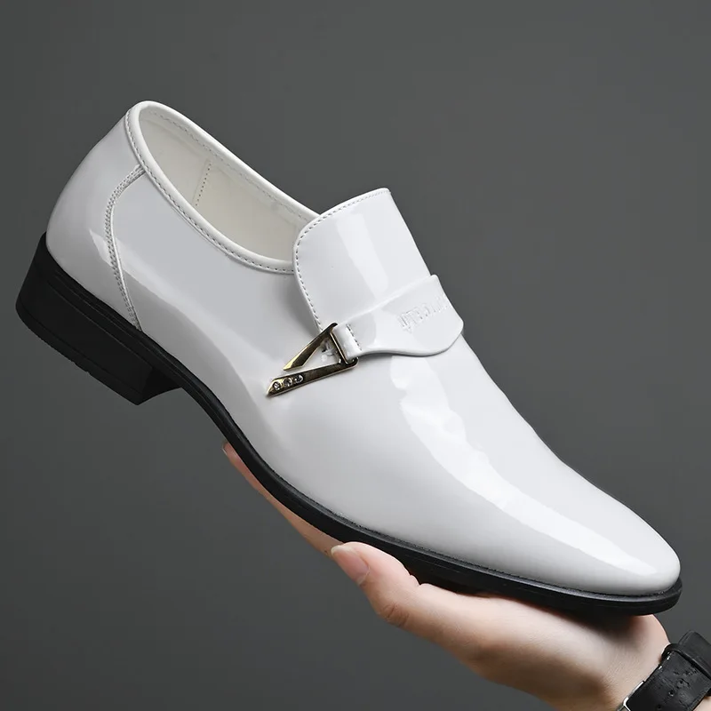 Leather Shoes for Men 2025 New - огляд і ціна Men Formal Wear Shoes