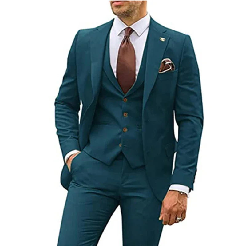 Men's Suit for Wedding 3 Piece - огляд і ціна Men Formal Party Wear Dress