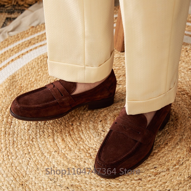 Handmade Leather Shoes Men Cas - огляд і ціна Men Formal Wear Shoes