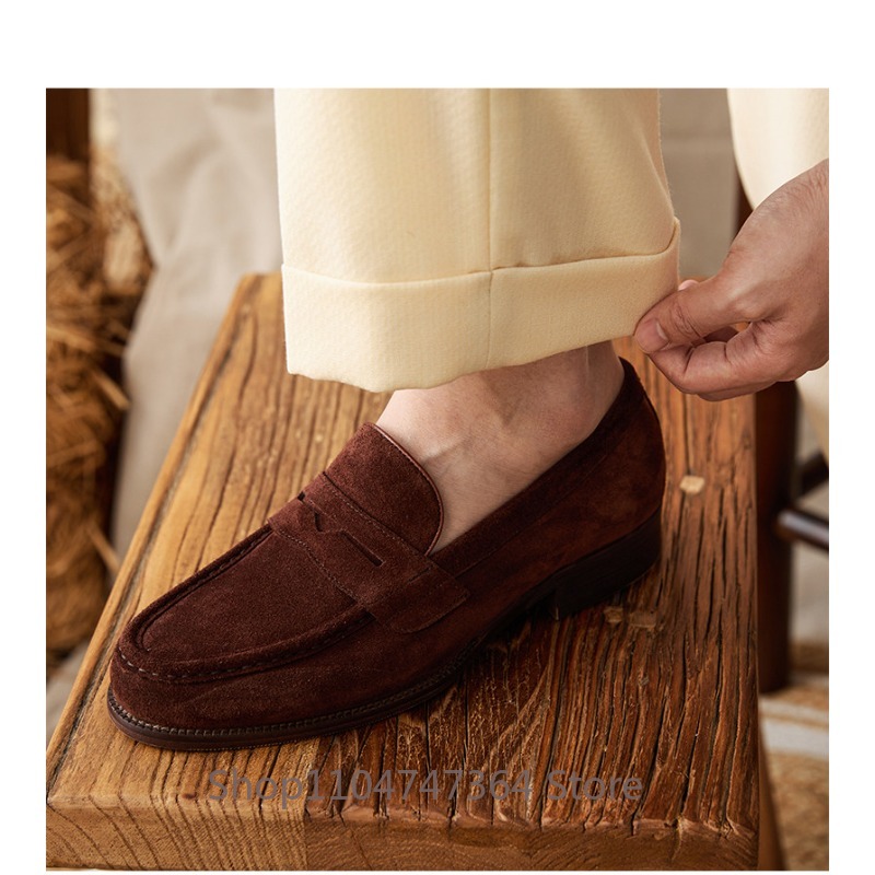 Handmade Leather Shoes Men Cas - огляд і ціна Men Formal Wear Shoes